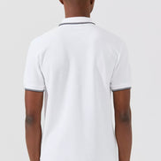 Nouvel Pima Cotton Basic Polo - White