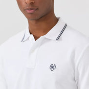 Nouvel Pima Cotton Basic Polo - White