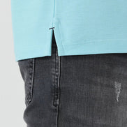 Nouvel Pima Cotton Basic Polo - Ice Blue