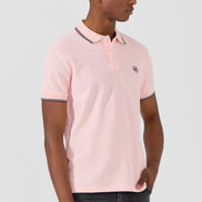 Nouvel Pima Cotton Basic Polo - Pink