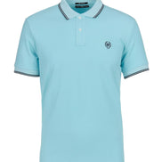 Nouvel Pima Cotton Basic Polo - Ice Blue