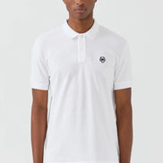 Pierre Pima Cotton Basic Polo - White