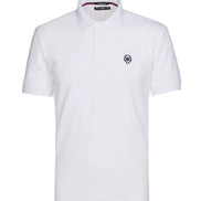 Pierre Pima Cotton Basic Polo - White