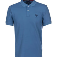 Pierre Pima Cotton Basic Polo - Indigo