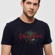 Daniel Pima Cotton T-Shirt - Navy