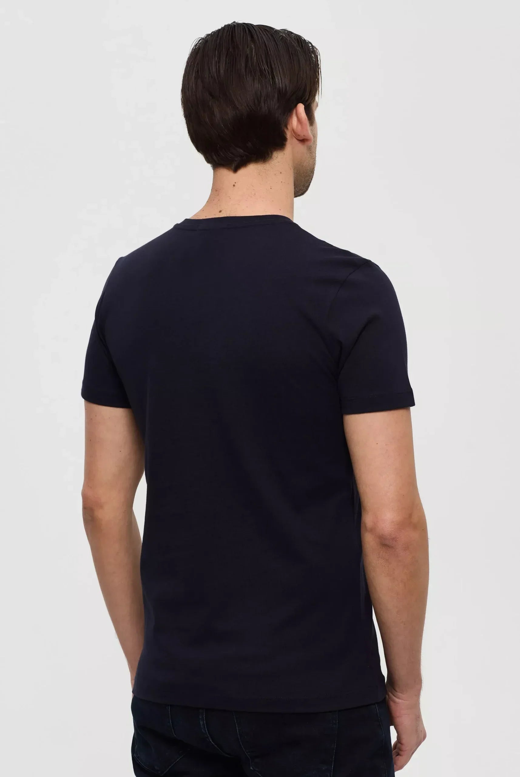 Daniel Pima Cotton T-Shirt - Navy