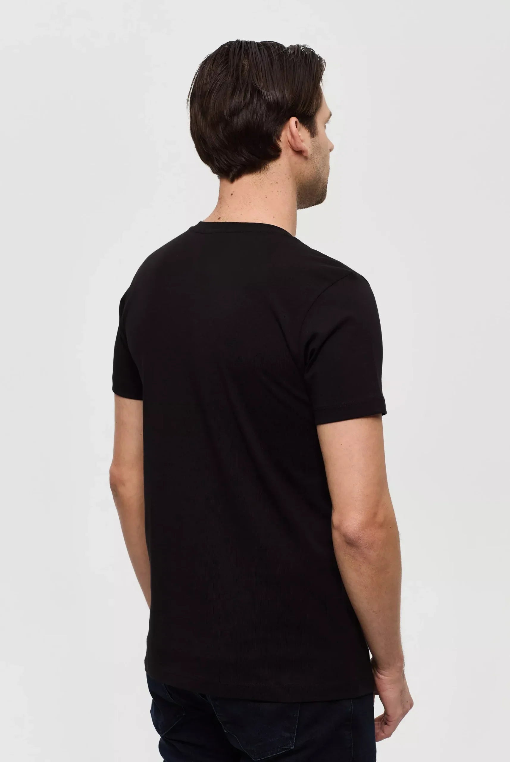 Daniel Pima Cotton T-Shirt - Black