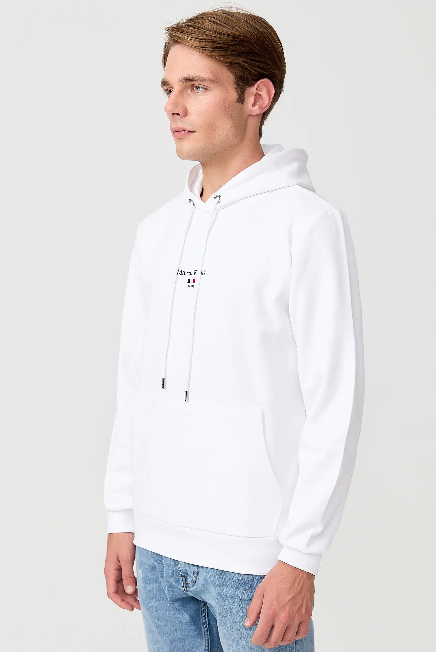 Cartier Hooded Sweatshirt - White