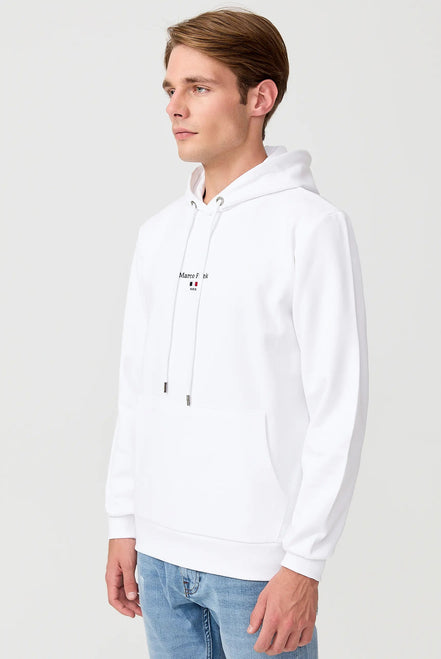 Cartier Hooded Sweatshirt - White
