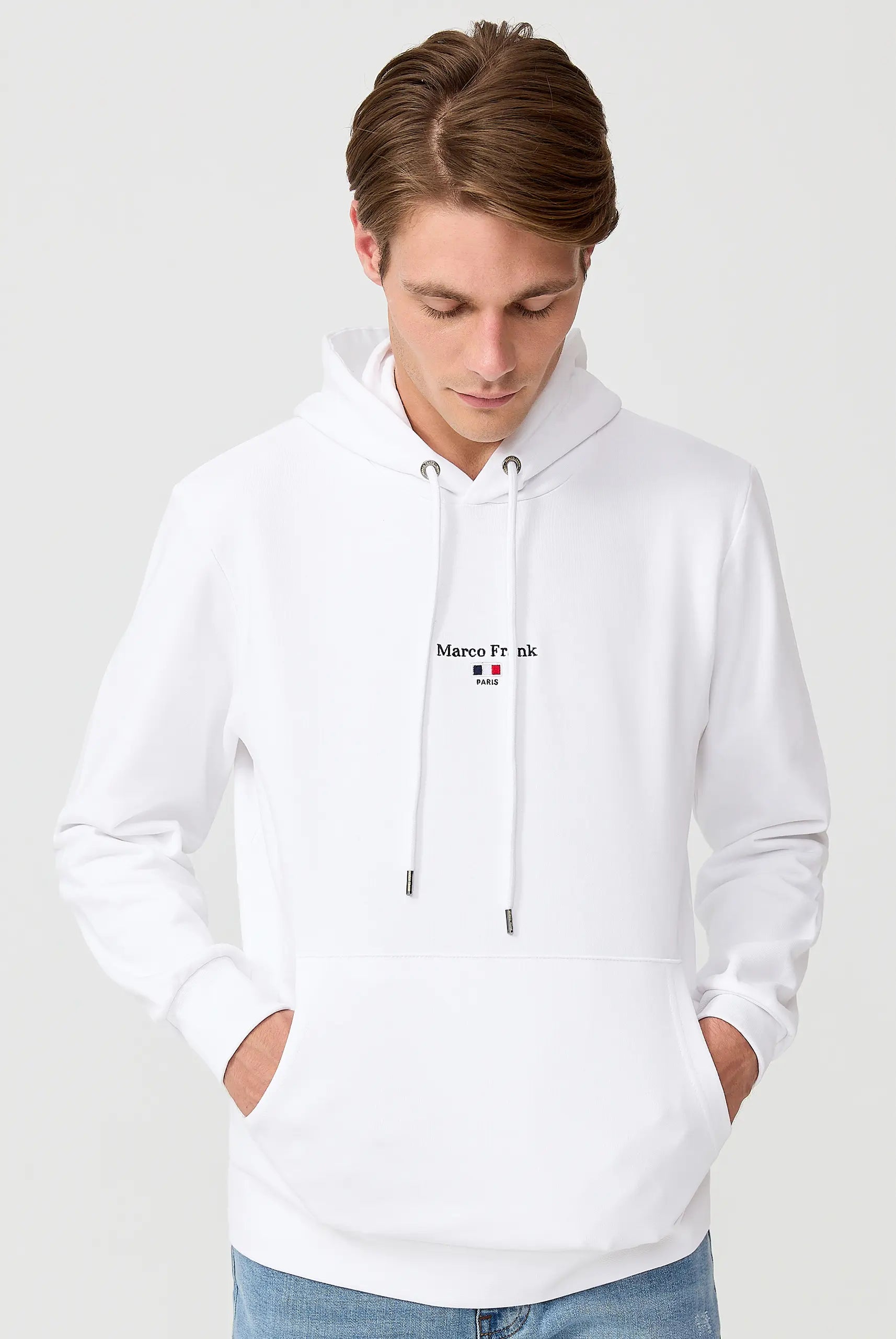 Cartier Hooded Sweatshirt - White