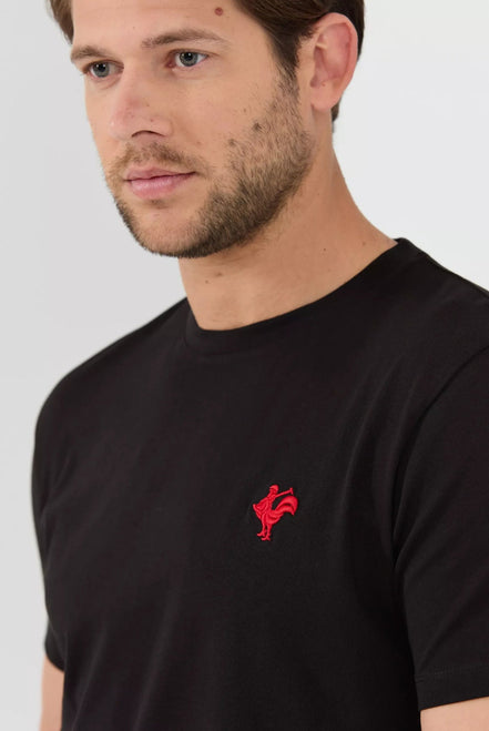 Gerard Pima Cotton T-Shirt - Black
