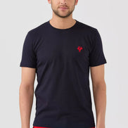 Gerard Pima Cotton T-Shirt - Navy