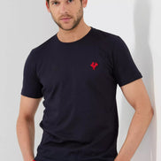 Gerard Pima Cotton T-Shirt - Navy