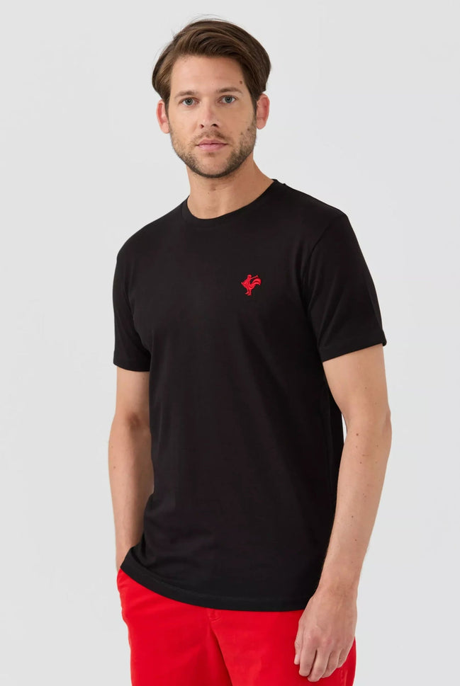 Gerard Pima Cotton T-Shirt - Black