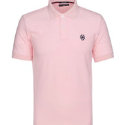 Pierre Pima Cotton Basic Polo - Pink